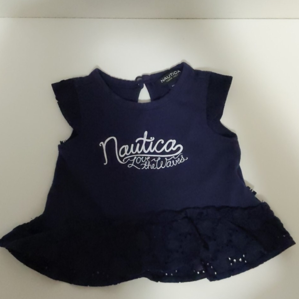 New Nautica Baby Girl Top
